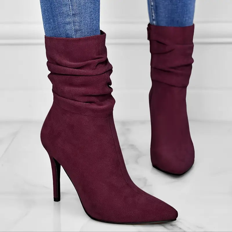 Catalina | Botines de tacón fino con punta