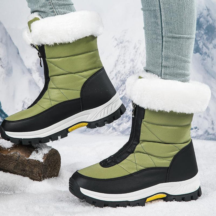 Elena - Botas de invierno cálidas con cremallera