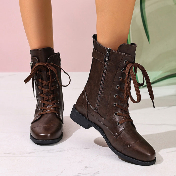 Silvia - Botas con soporte plantar de puntera redonda