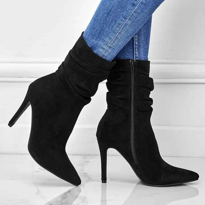 Catalina | Botines de tacón fino con punta