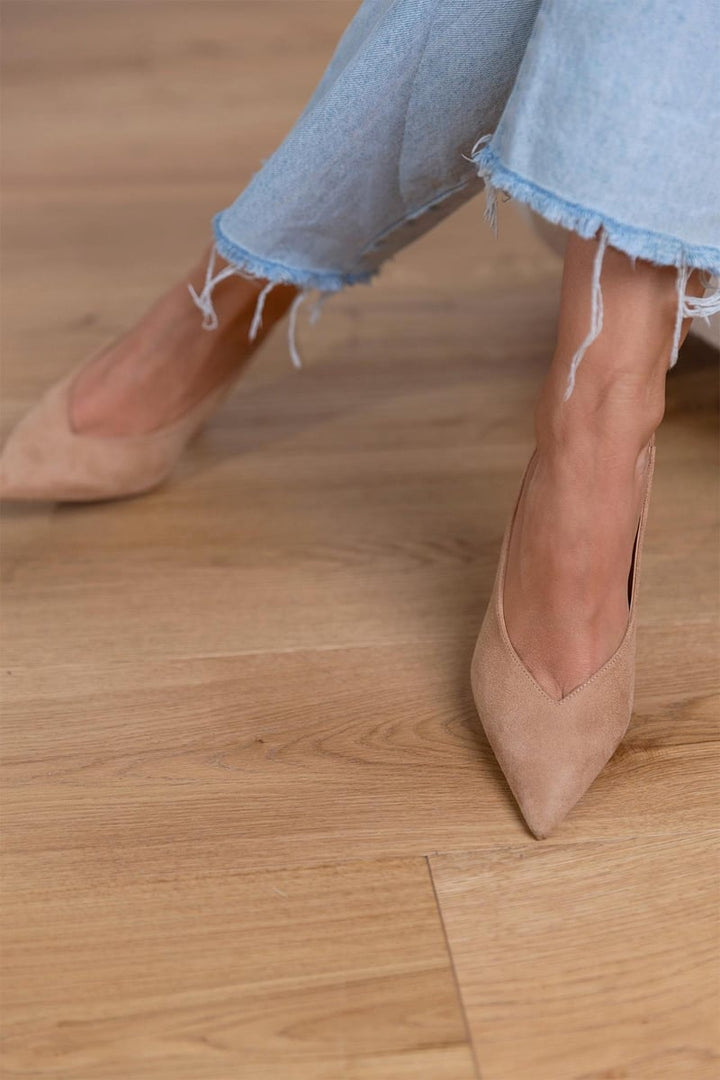 Marlena™ | Tacones Bajos Desnudos