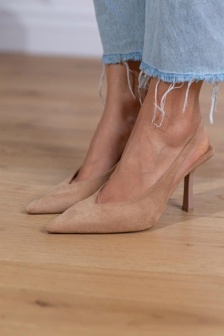 Marlena™ | Tacones Bajos Desnudos