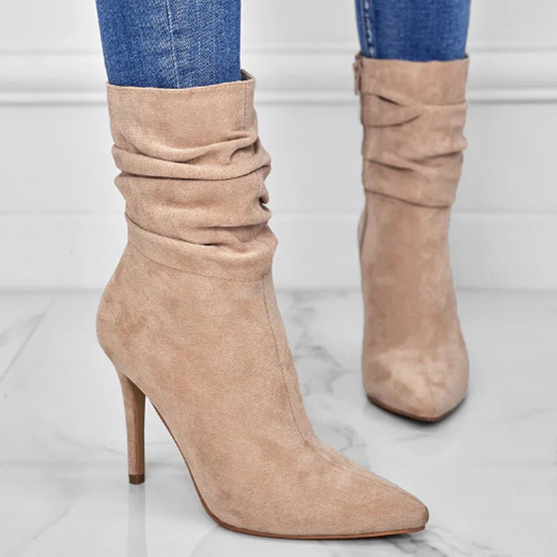 Catalina | Botines de tacón fino con punta