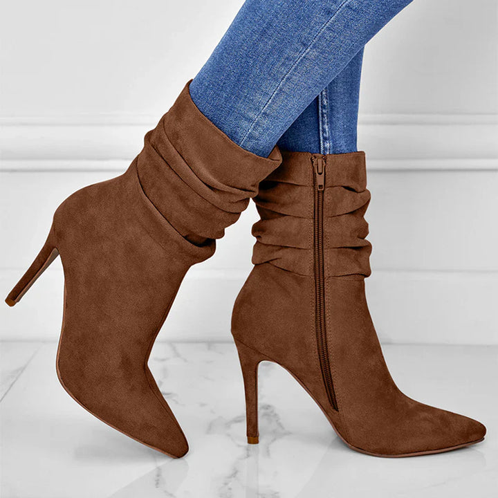 Catalina | Botines de tacón fino con punta