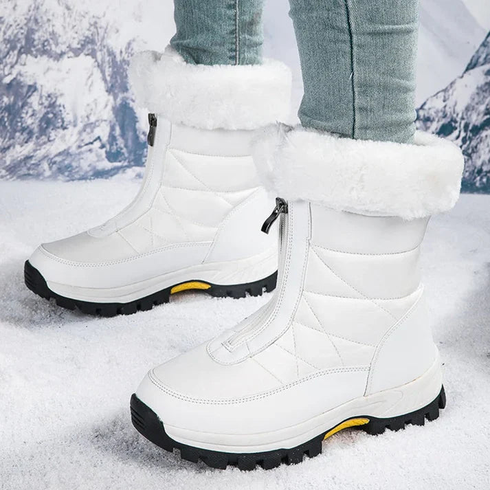 Elena - Botas de invierno cálidas con cremallera