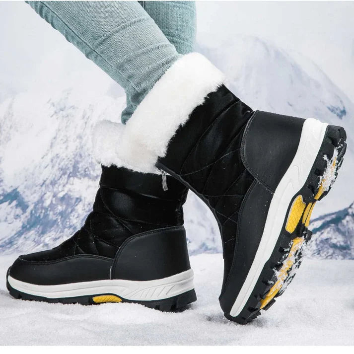 Elena - Botas de invierno cálidas con cremallera