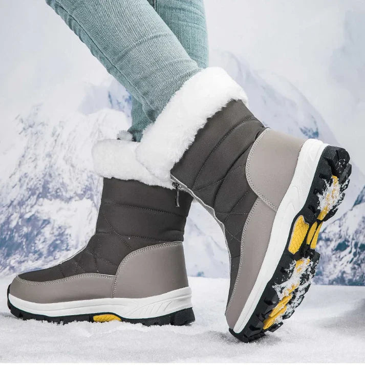 Elena - Botas de invierno cálidas con cremallera