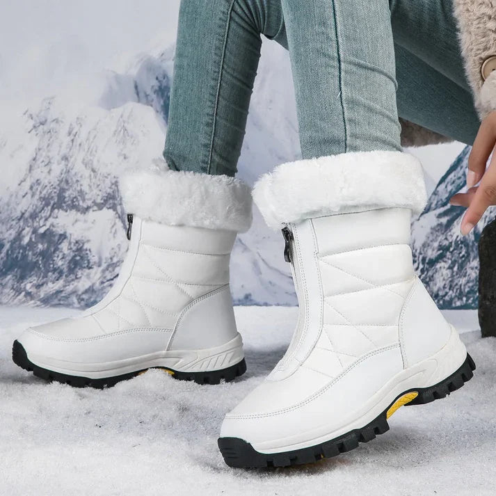 Elena - Botas de invierno cálidas con cremallera
