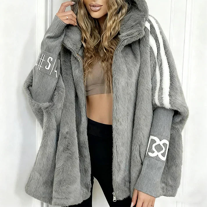 Ainoa - Chaqueta casual con capucha y cremallera